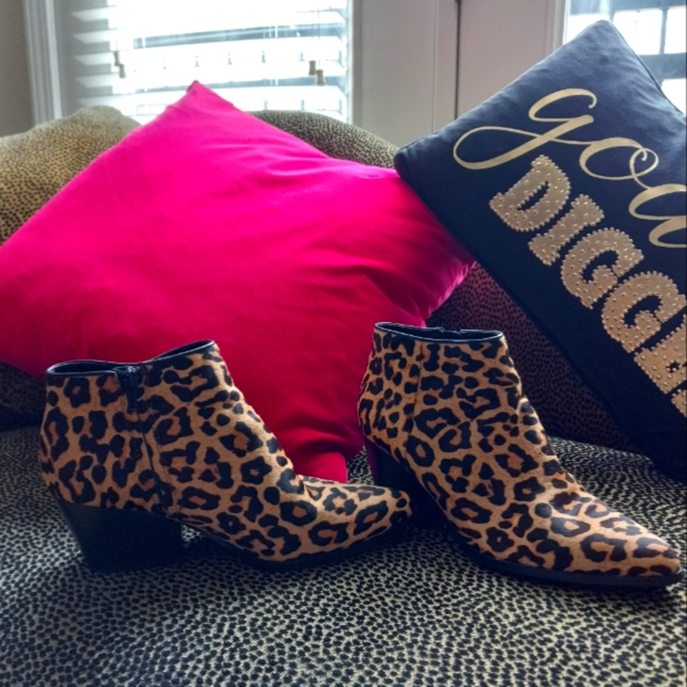 Leopard Booties